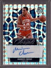 2024-25 Panini Mosaic Scripts Maurice Cheeks #MS-CHK card