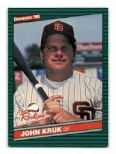 1986 Donruss The Rookies John Kruk #42