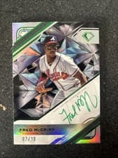 2025 Topps Diamond Icons White PolychromatINK Autographs Fred McGriff #WPA-FM card