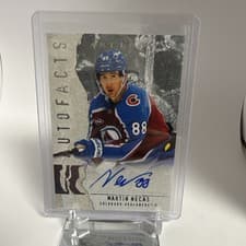 2025-26 Upper Deck Artifacts Autofacts Martin Necas #AF-MN card