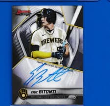 2025 Bowman's Best Best of 2025 Autographs Eric Bitonti #B25-EBI card