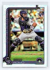 2025 Topps Chrome Logofractor Edition Base Set Drew Romo #124 card