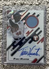 2025 Topps Pristine Pristine Pieces Autograph Relics Torii Hunter #PPAR-TH card