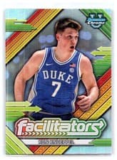 2024-25 Bowman University Chrome Facilitators Kon Knueppel #F-8 card