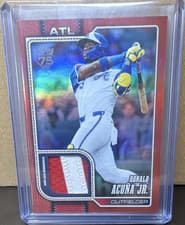 2026 Topps Real One Relics Ronald Acuña Jr. #50 card