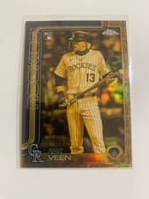 2025 Topps Gilded Collection Chrome Cast in Gold Zac Veen #CG-12 card