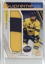 2025-26 SP Game Used 2025 4 Nations Face-Off Supreme Patches Victor Hedman #SP4N-VH card