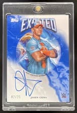 2025 Topps Exalted WWE Wrestling Exalted Autographs John Cena #EXA-JOH card