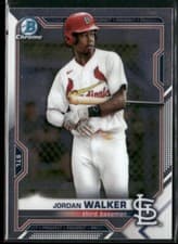Jordan Walker 2021 Bowman Chrome Prospects card