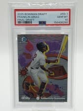 2025 Bowman Draft Final Draft Franklin Arias #FD-1 card
