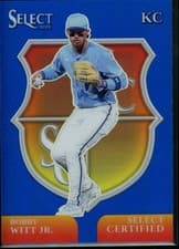 2025 Panini Select Select Certified Bobby Witt Jr. #22 card