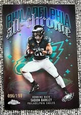 2025 Topps Chrome All Chrome Team Saquon Barkley #ACT-3 card
