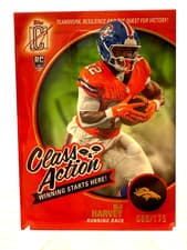 2025 Topps Signature Class Class Action RJ Harvey #CA-10 card
