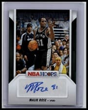 2024-25 Hoops Great SIGnificance Malik Rose #GS-MRS card