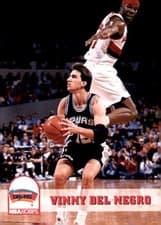 Vinny Del Negro 1993-94 Hoops Base Set card