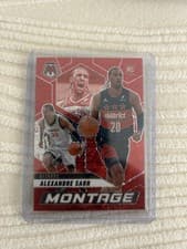 2024-25 Panini Mosaic Montage Alexandre Sarr #30 card