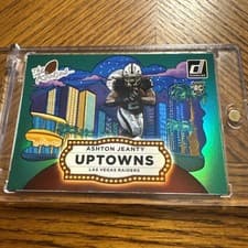 2025 Donruss Rookies & Highlights The Rookies Uptowns Horizontal Green Ashton Jeanty #TRU-10 card