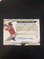 2025 Topps Inception MLB First Milestone Autograph Relics Zach Dezenzo #FMAR-ZD card