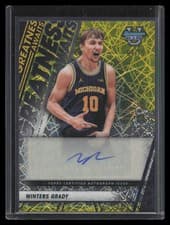 2025-26 Bowman University Best Greatness Awaits Autographs Winters Grady #GA-WG card