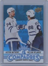 2025-26 Upper Deck Compadres William Nylander / Auston Matthews #CM-3 card