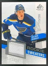 2025-26 SP Game Used Rookie Sweaters Dalibor Dvorsky #RS-DD card