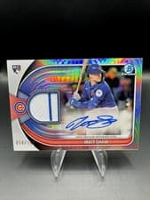 2025 Bowman Chrome Auto Relics Matt Shaw #BCAR-MS card