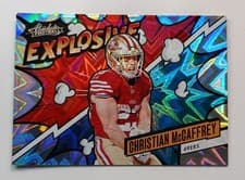 Christian McCaffrey 2024 Panini Absolute Explosive card