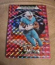 Jaylen Waddle 2023 Panini Mosaic card