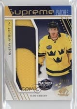 Gustav Nyquist 2025-26 SP Game Used 2025 4 Nations Face-Off Supreme Patches card