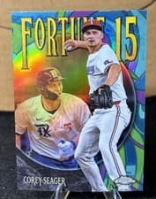 2025 Topps Chrome Fortune 15 Corey Seager #F15-15 card