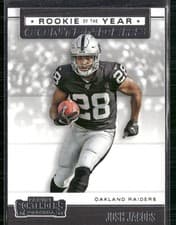 Josh Jacobs 2019 Panini Contenders Rookie of the Year Contenders card