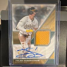 2026 Topps Major League Material Autographs Tyler Soderstrom #MLM2-TSO card