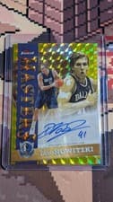 2025-26 Finest Masters Autographs Dirk Nowitzki #MA-DN card
