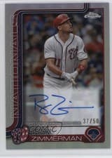 2025 Topps Chrome Update Legends Autographs Ryan Zimmerman #CLA-RZ card