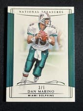 Dan Marino 2018 National Treasures card