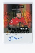 Oliver Moore 2025-26 Upper Deck Credentials Debut Ticket Access Autographs card