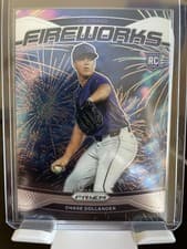 Chase Dollander 2025 Panini Prizm Fireworks card