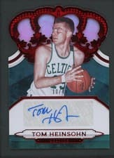 Tom Heinsohn 2018 Panini Crown Royale Crown Autographs card