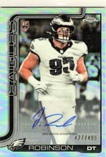 2025 Topps Chrome Retail Rookie Autographs Ty Robinson #RRA-TYR card