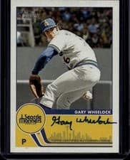 2026 Topps Heritage Expansion Autographs Gary Wheelock #EA-GW card