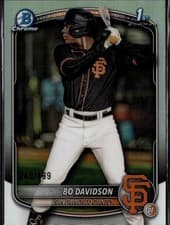 2025 Bowman Chrome Prospects Bo Davidson #BCP-206 card
