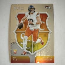 Bo Nix 2024 Panini Select Certified Rookie card