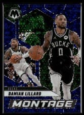 2024-25 Panini Mosaic Montage Damian Lillard #14 card