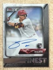 2024 Finest Rookies Autographs Noelvi Marte #FR-NM card