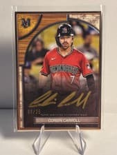 2025 Topps Museum Collection Museum Framed Autographs Corbin Carroll #FMA-CC card