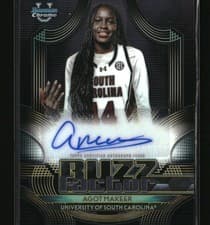 2025-26 Bowman Buzz Factor Autographs Agot Makeer #BZA-AM card