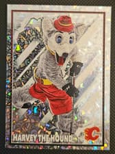 Harvey the Hound 2022 Topps NHL Sticker card