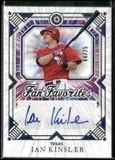 Ian Kinsler 2025 Panini Boys of Summer Fan Favorite Signatures card