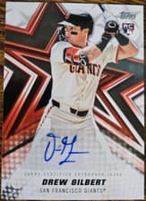 2026 Topps Baseball Stars Autographs Drew Gilbert #BSA-DGI card