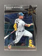 Ronald Acuna Jr. 2022 Panini Select Stars card